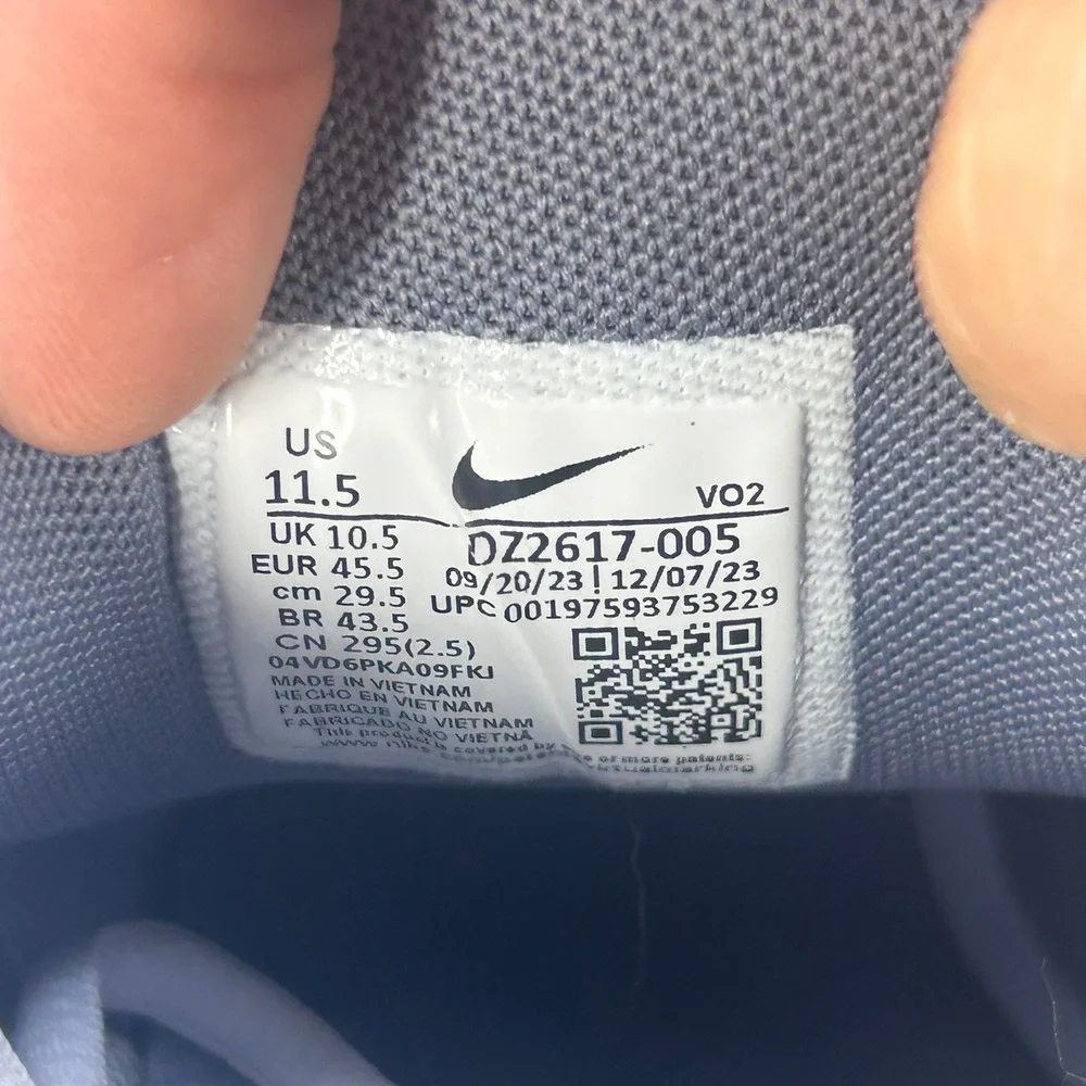 Nike Metcon 9 Mens Training Shoes Grey Orange DZ2617-005 Size 11.5 Gym Workout
